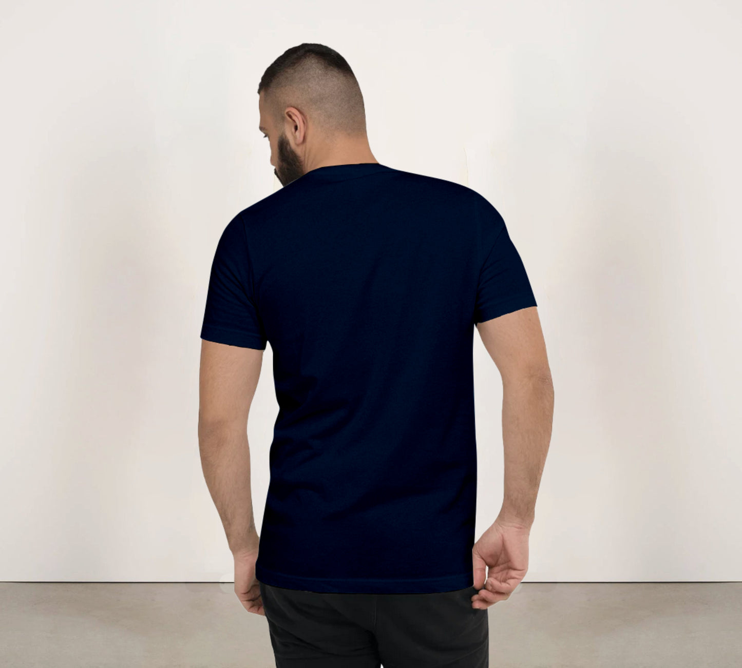 Men T-Shirt PS 016 Navy Blue