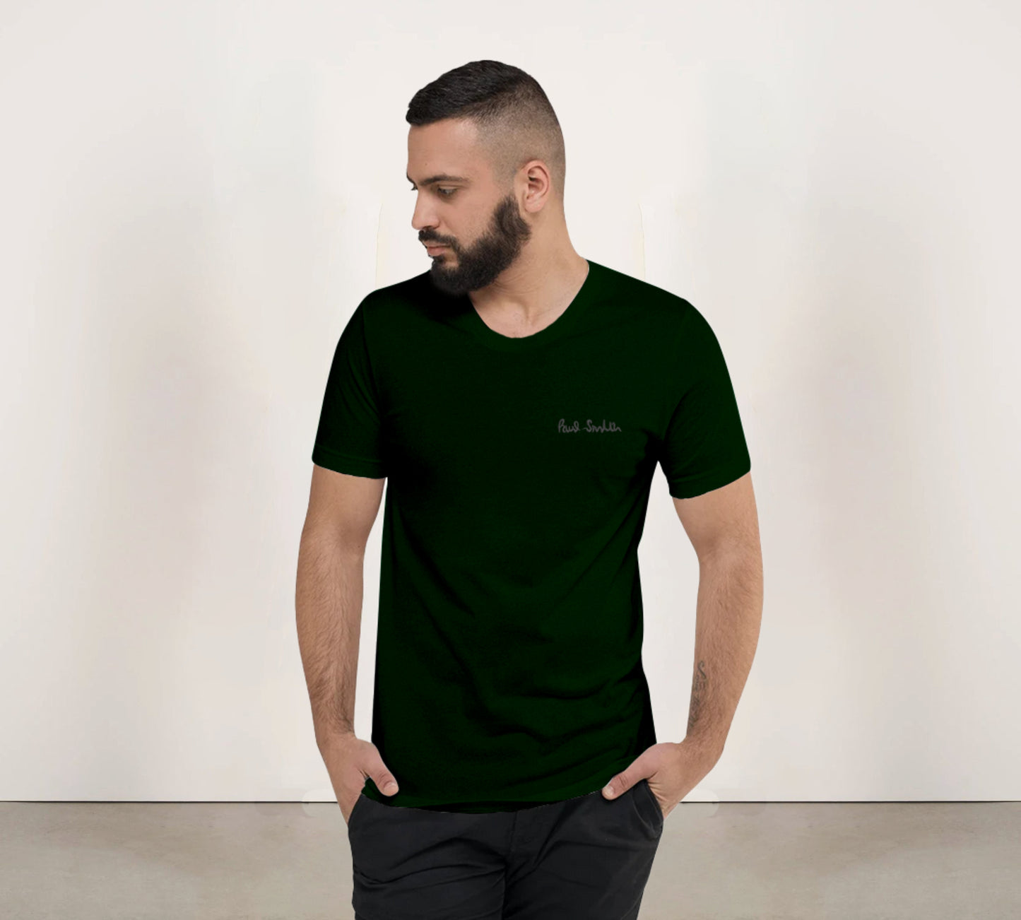 Men T-Shirt PS 018 Green