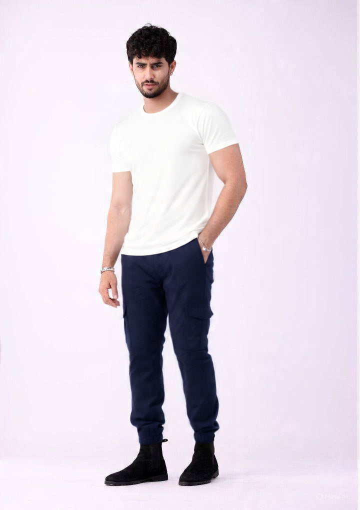 Cargo Trouser in Navy blue colour
