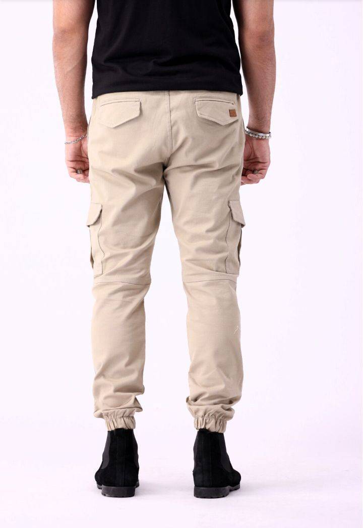 Cargo Trouser in Cream Colour