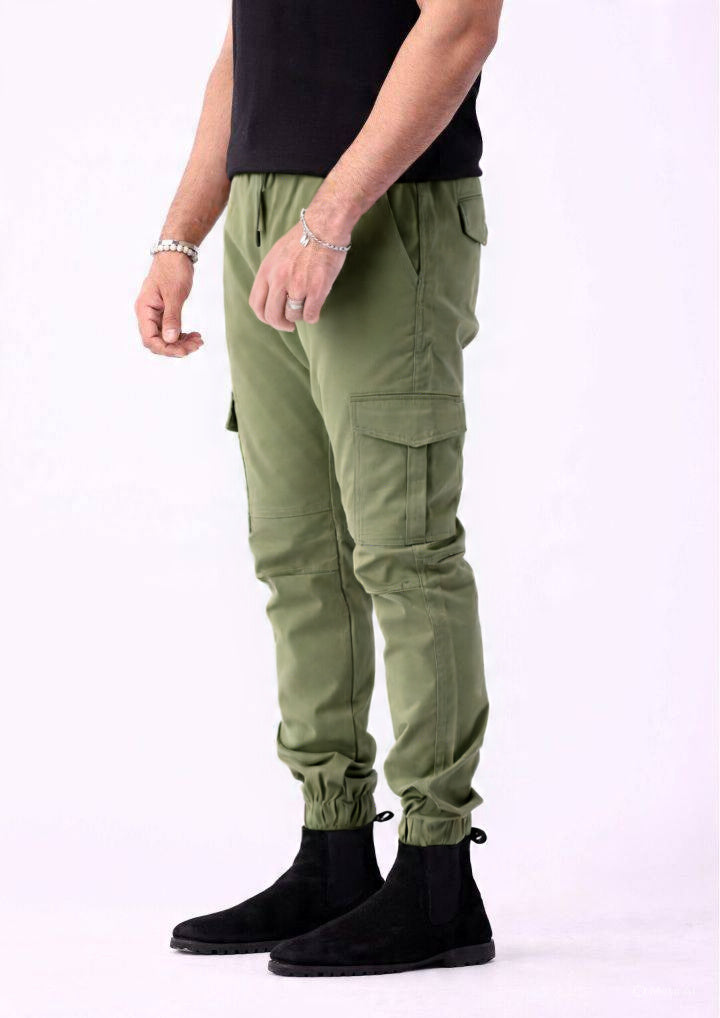 Cargo Trouser in Olive Color