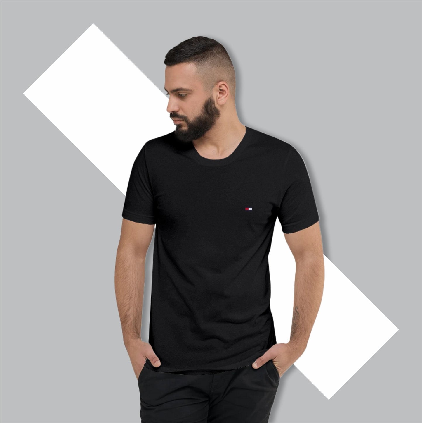 Men T-Shirt TH 021 Black