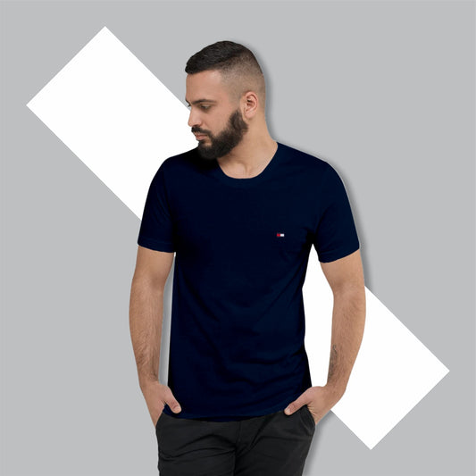 Men T-Shirt TH 022 Navy Blue