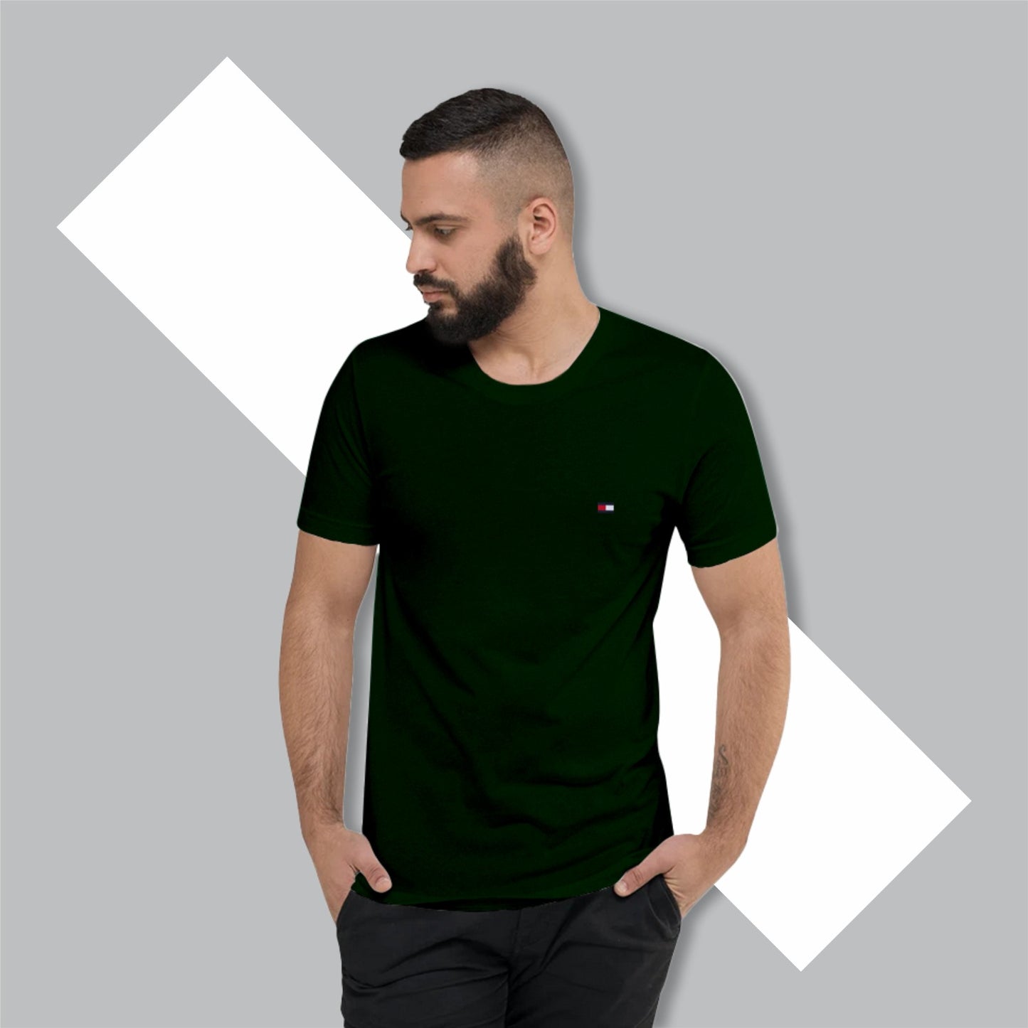Men T-Shirt TH 024 Green