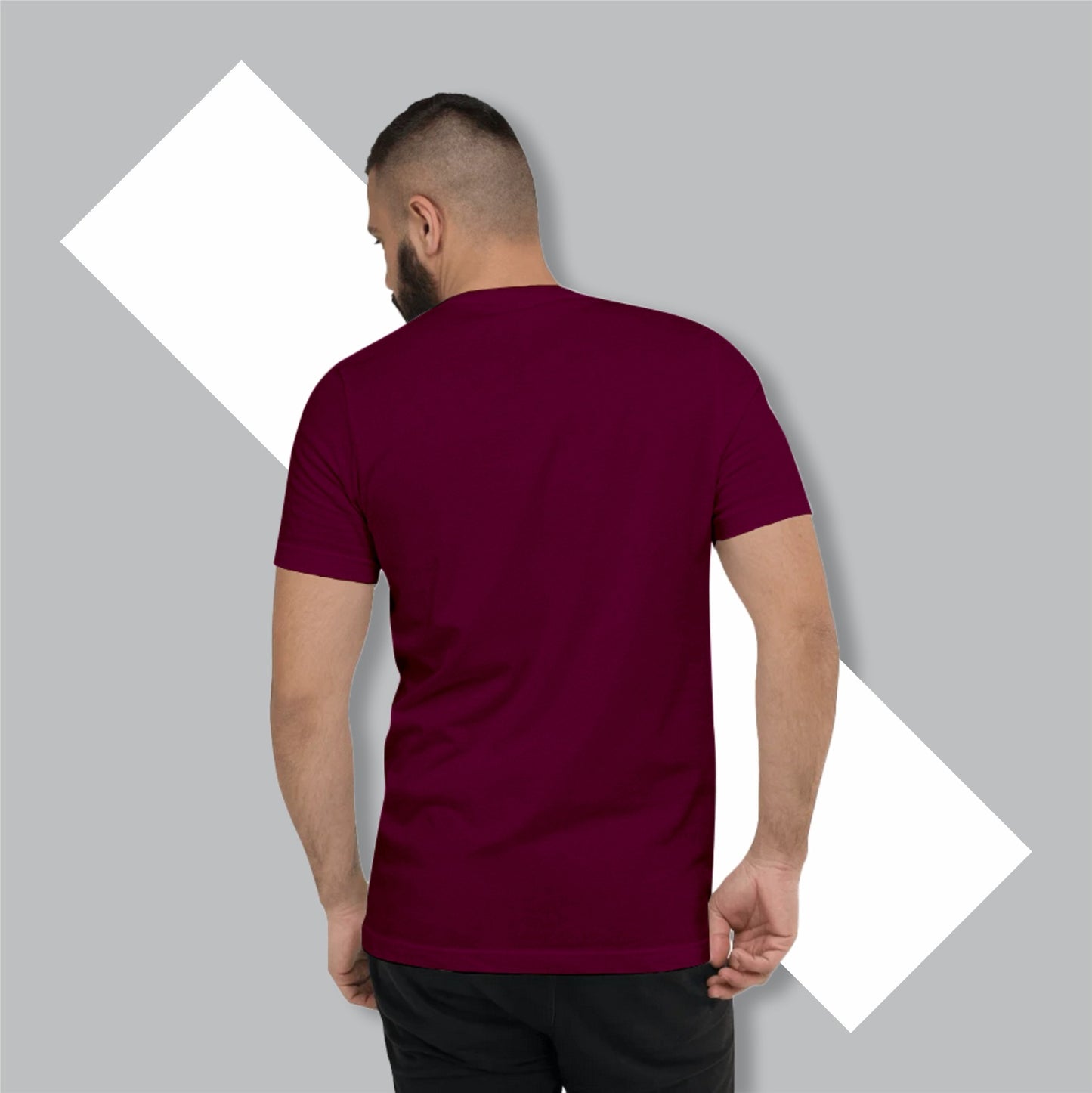 Men T-Shirt TH 025 Maroon