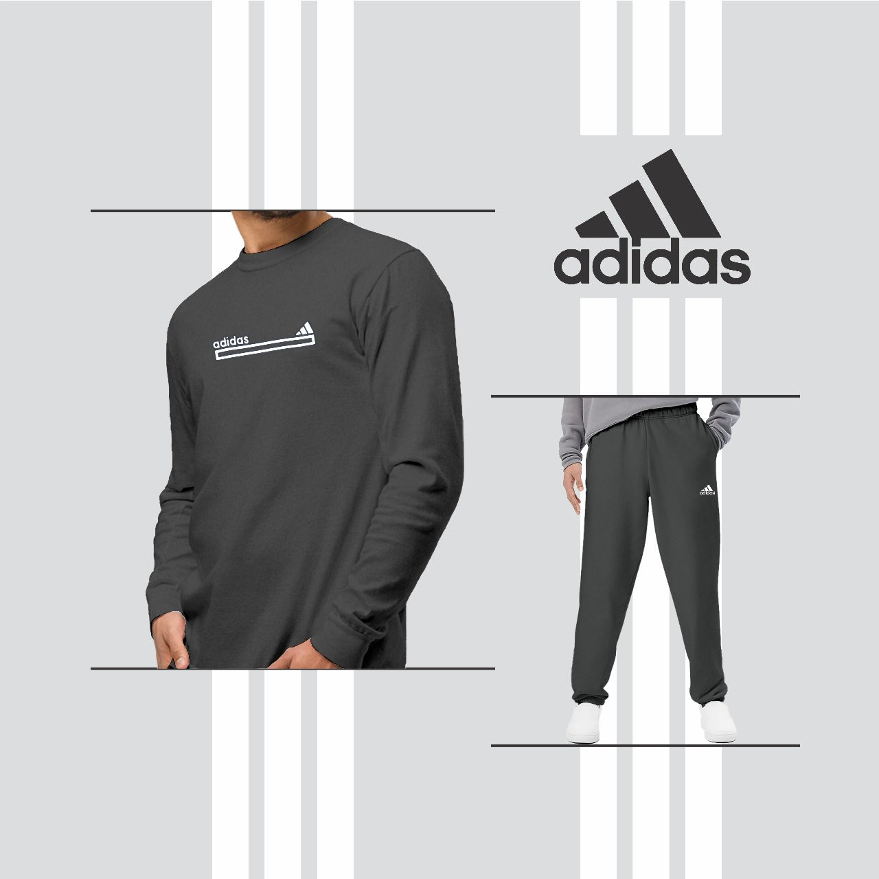 Men track suit (Charcoal) 028
