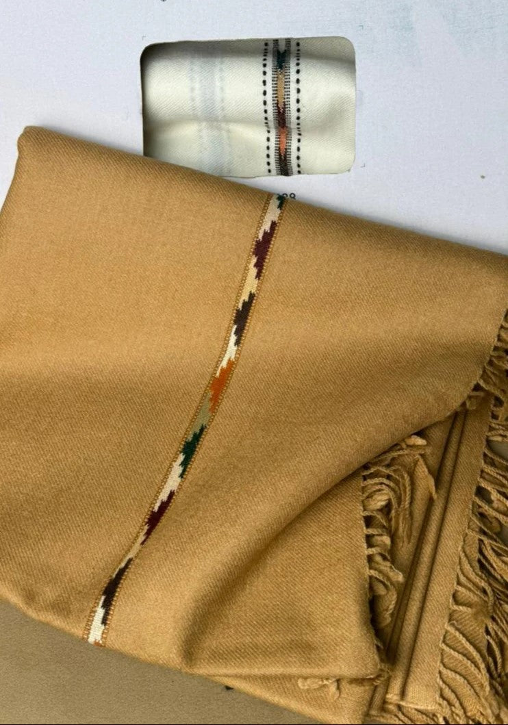 72 fine, Pure Pashmina Brown