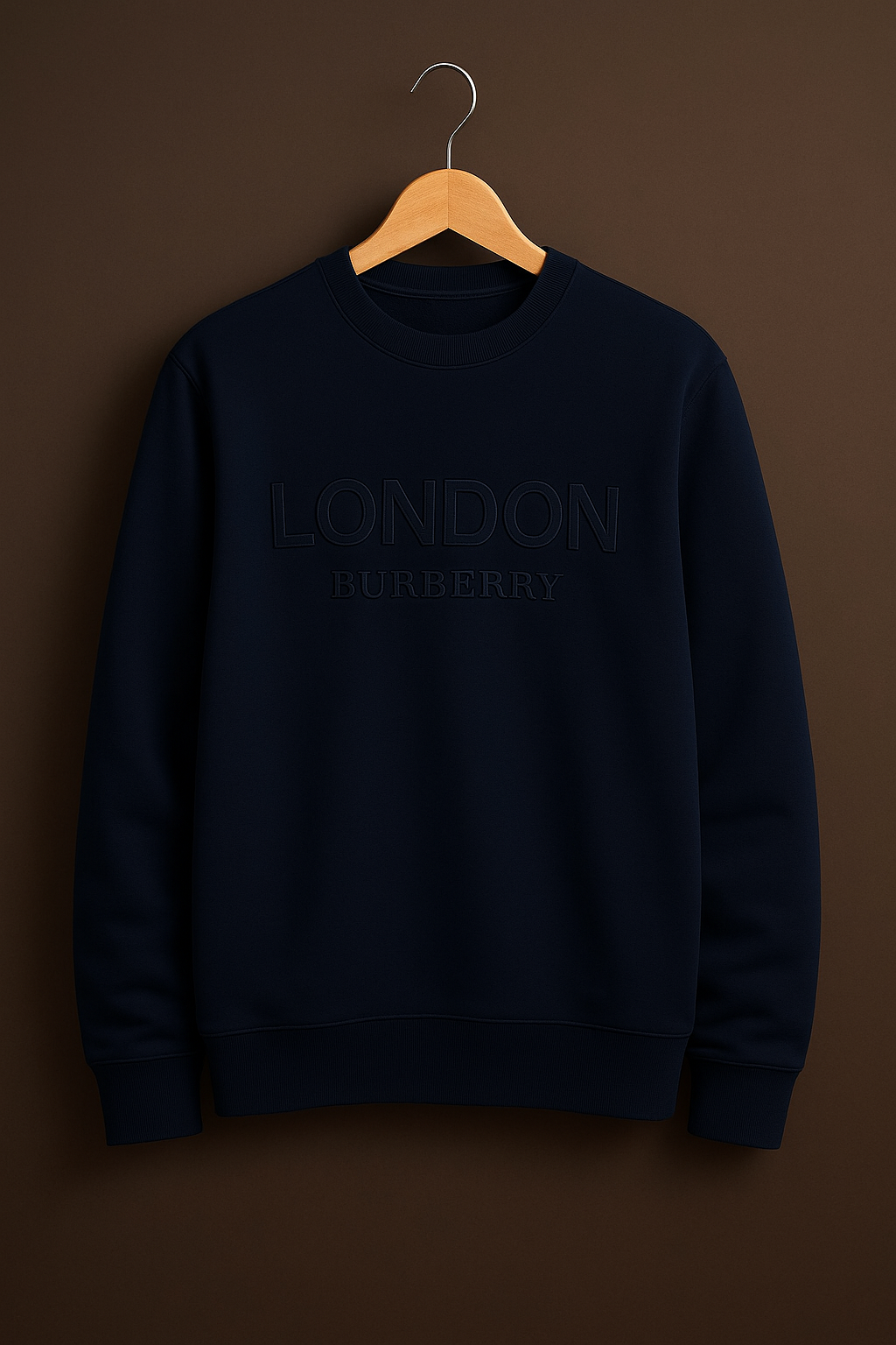 Men Micro Fleece Sweat shirt (Navy blue)