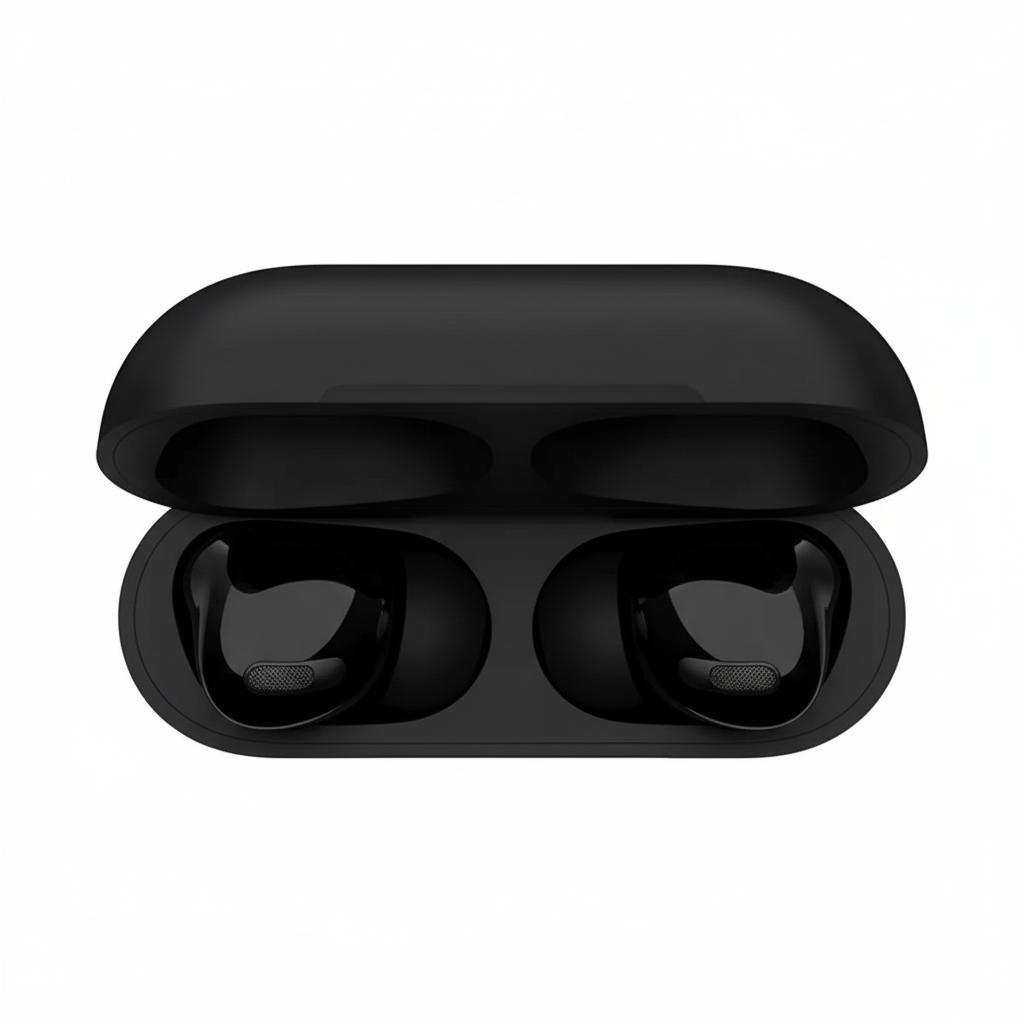 Earbuds Black– Wireless Bluetooth Earbuds with Active Noise Cancellation & Long Battery Life