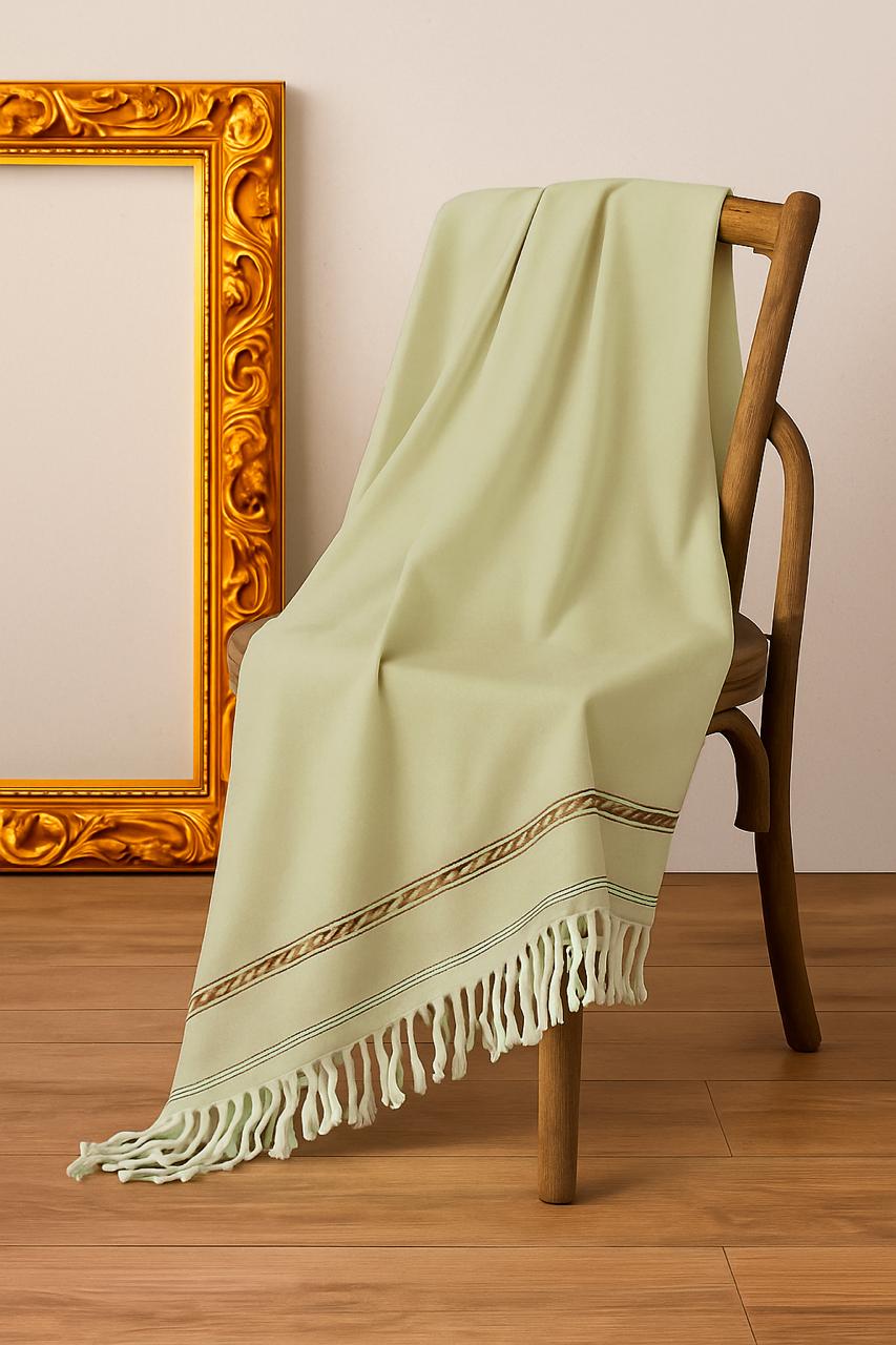 Swati Handmade Shawl (Pista Cream)