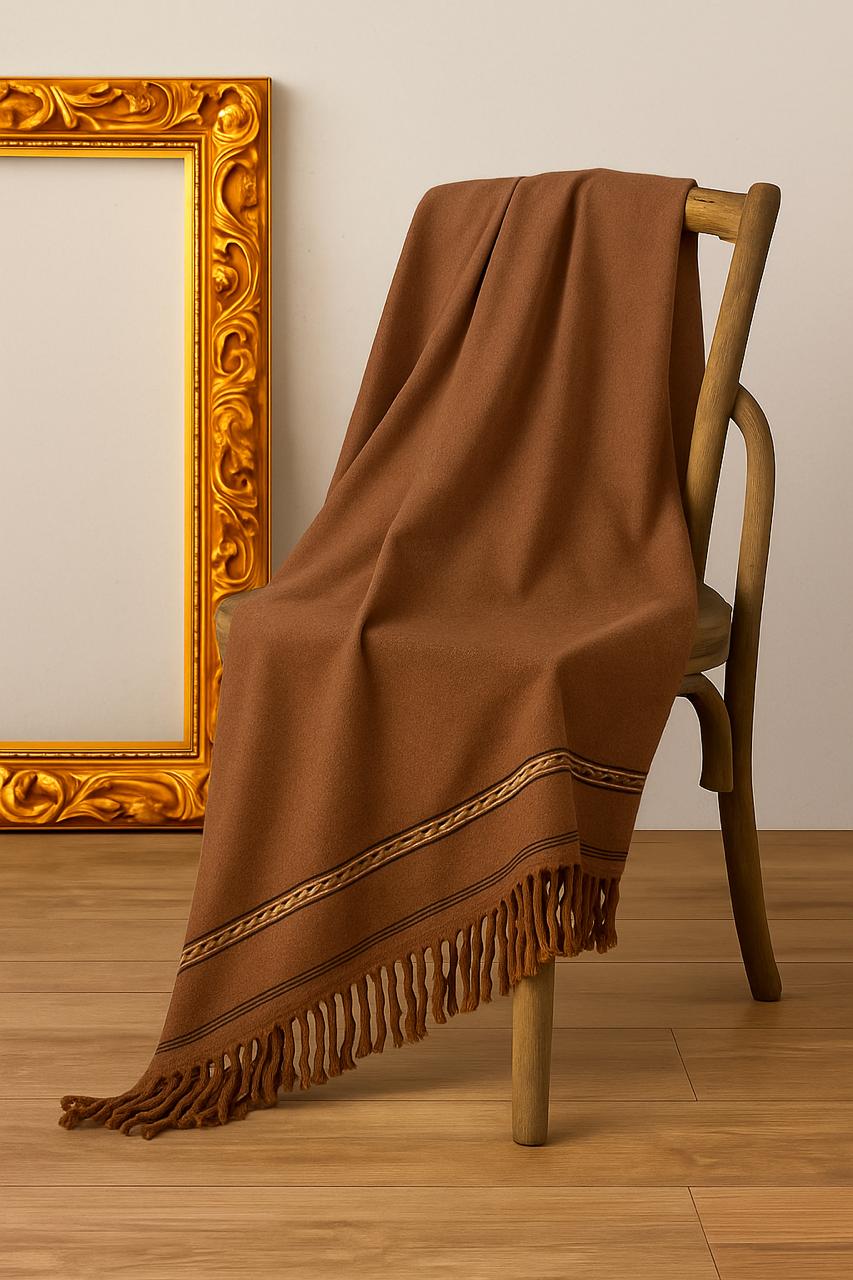 Swati Handmade Shawl (Brown)