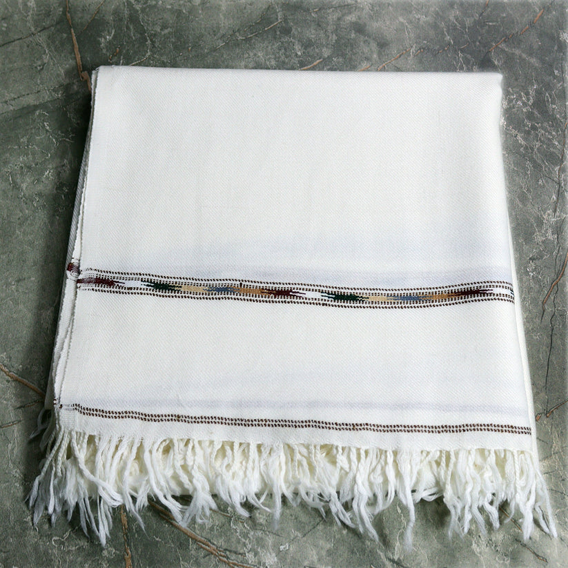 72 fine, Pure Pashmina Off White