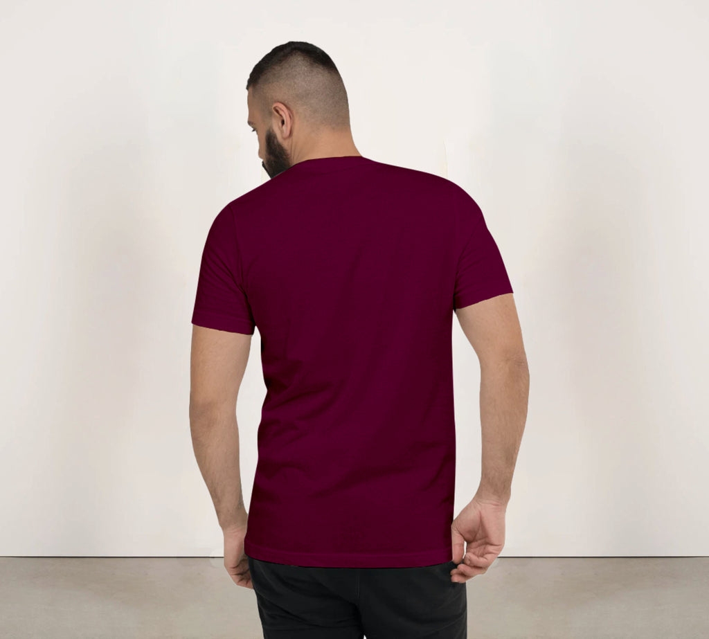 Men T-Shirt PS 019 Maroon
