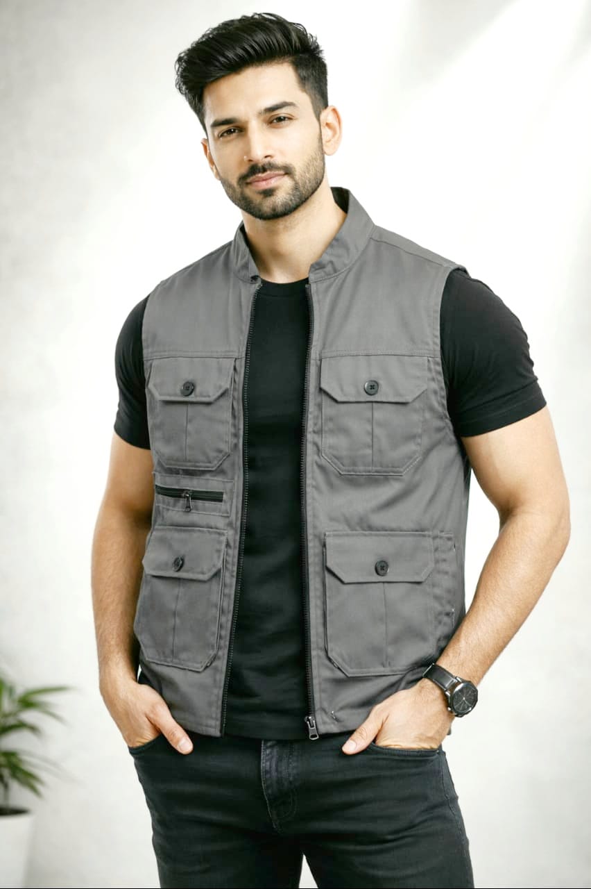 Sidhu Jacket 6 Pockets (Gary color)