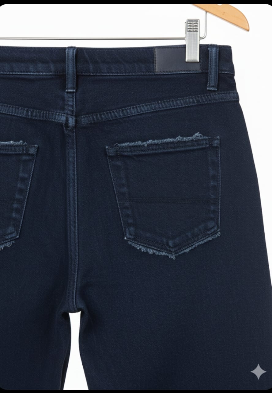 Printed Relaxed Straight Fit Jeans