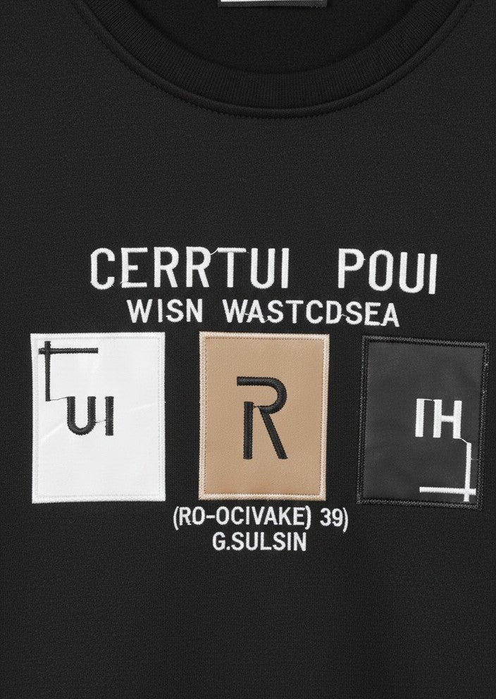 Men Fleece Sweat shirt (black)