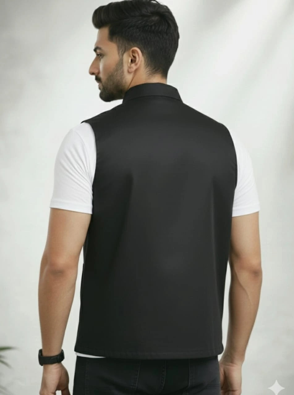 Sidhu Jacket 6 Pockets (Black color)