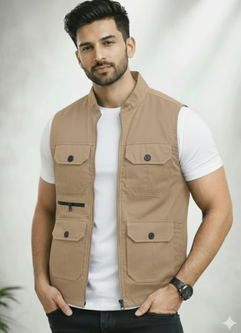 Sidhu Jacket 6 Pockets (Skin color)