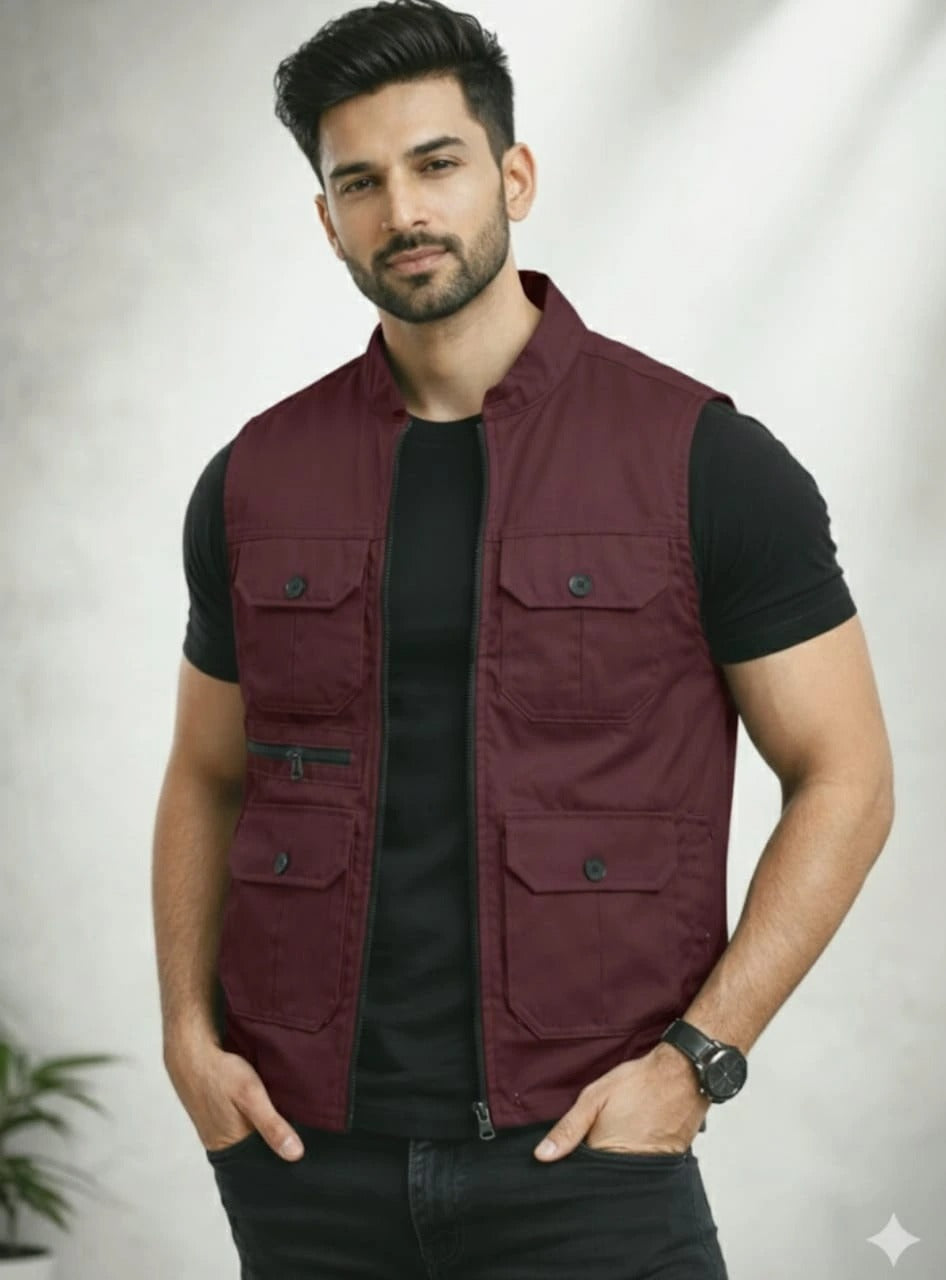 Sidhu Jacket 6 Pockets (Mahron color)