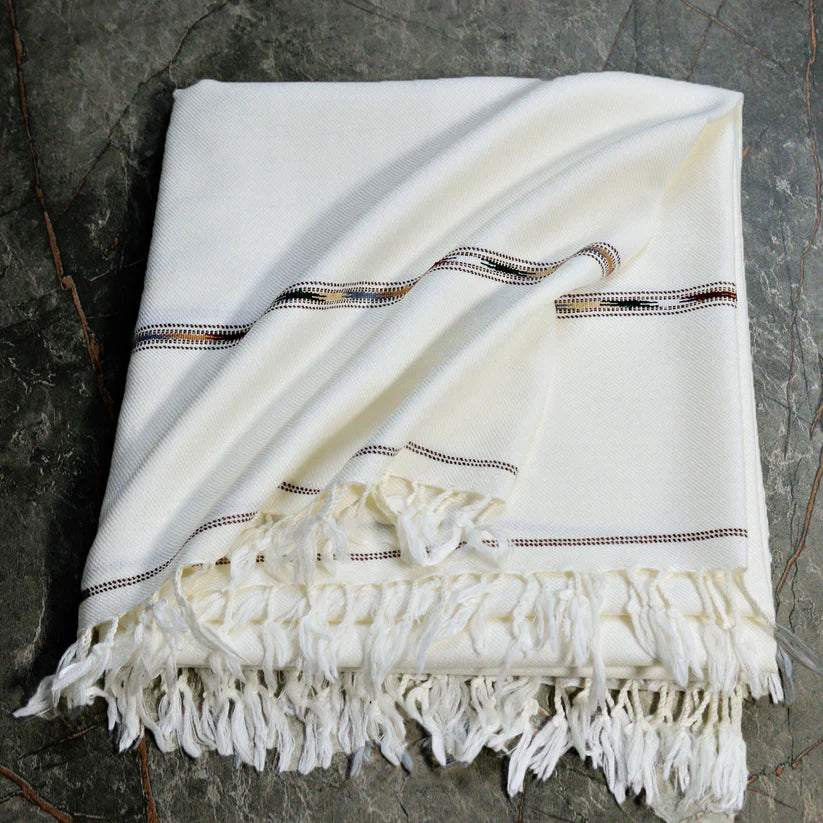 72 fine, Pure Pashmina Off White